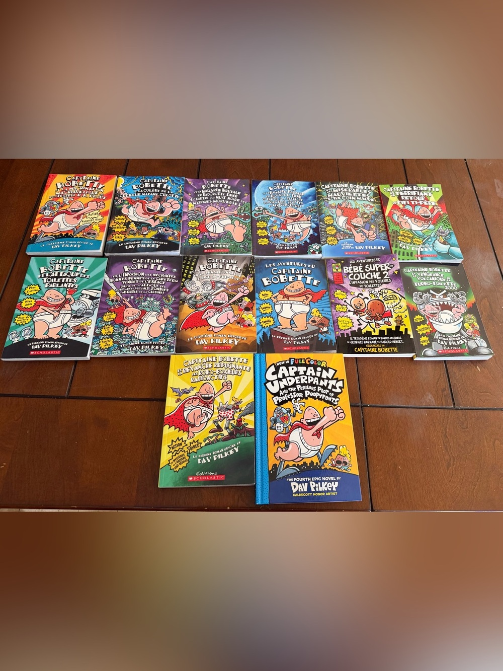 Scholastic French Captain Underpants Collection -